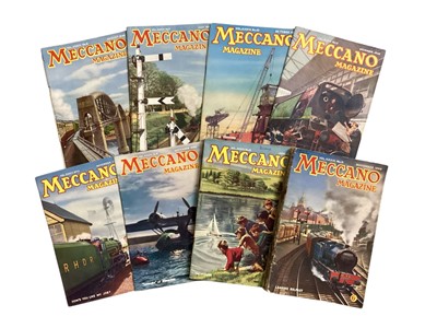 Lot 716 - Modelling magazines including 1940's Meccano, 1990's Scale Models & Model Auto Review and 1970's Military Modelling (5 boxes)