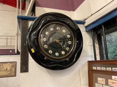 Lot 87 - 19th century French wall clock