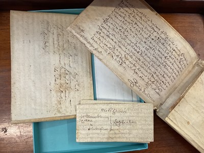 Lot 122 - Three 18th century deeds