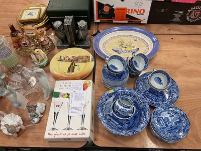 Lot 499 - Collection of Spode Italian pattern ceramics, a Susie Cooper teaser and other ceramics and glass ware.