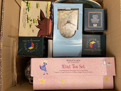 Lot 48 - Royal Doulton Lewis Carroll's character jugs and others, plus Alice in Wonderland ornaments (10 boxes)