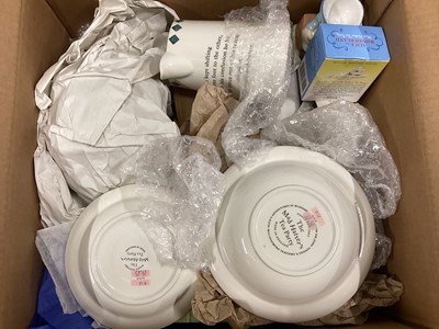 Lot 48 - Royal Doulton Lewis Carroll's character jugs and others, plus Alice in Wonderland ornaments (10 boxes)