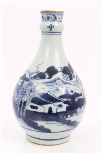 Lot 232 - 18th century Chinese export blue and white...