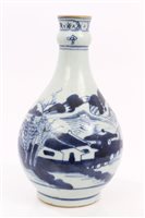 Lot 232 - 18th century Chinese export blue and white...