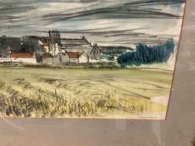 Lot 605 - A R Hundlebey, watercolour - Cley, Norfolk