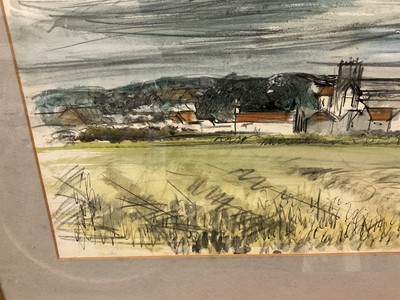 Lot 605 - A R Hundlebey, watercolour - Cley, Norfolk