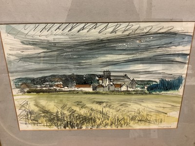 Lot 605 - A R Hundlebey, watercolour - Cley, Norfolk