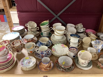 Lot 651 - Quantity of antique and vintage teawares