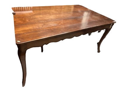 Lot 1230 - French cherry farmhouse table