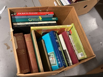 Lot 412 - One box of books on railway