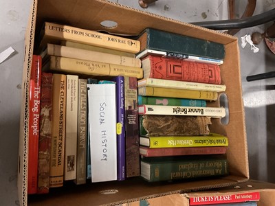 Lot 411 - One box of social history related books