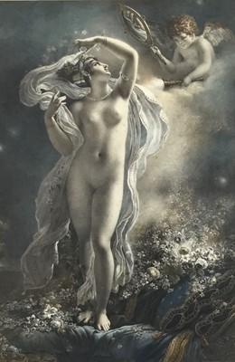 Lot 61 - Jean-Baptiste Aubry-Lecomte (1797-1858) lithograph, the Birth of Venus, 46cm x 30cm, in glazed frame