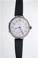 Lot 842 - 1920s Longines wristWatches, the circular...