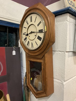 Lot 606 - Victorian style wall clock