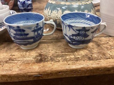 Lot 31 - Group of Oriental china, including 18th century Chinese famille rose bowl, blue and white prunus vase, etc