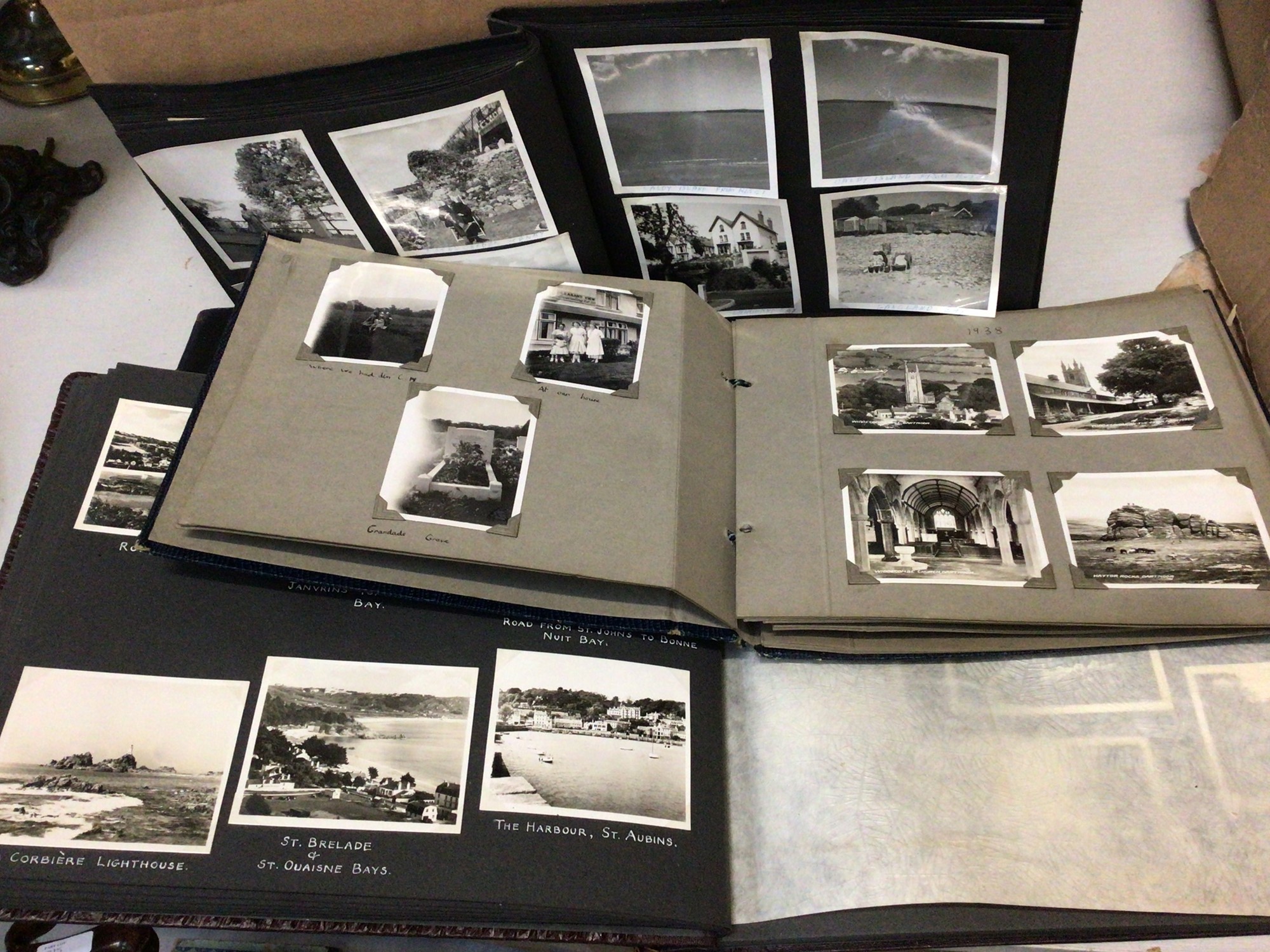 Lot 316 - Collection of old photograph albums,