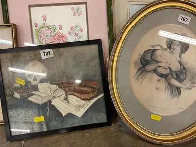 Lot 49 - Group of pictures, including antique oils and watercolours