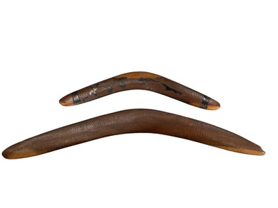 Lot 123 - Two Australian boomerangs