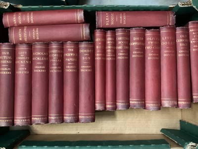 Lot 680 - Selection of Charles Dickens, Rudyard Kipling & Jane Austin novels, Family Bible and reference books (4 boxes)