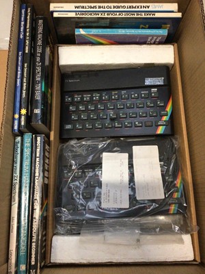 Lot 319 - Sinclair ZX Spectrum personal computer and related books