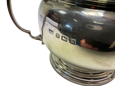 Lot 264 - Four piece silver coffee set by Mappin and Webb
