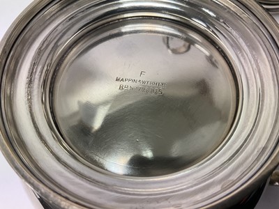 Lot 264 - Four piece silver coffee set by Mappin and Webb