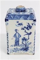 Lot 249 - 18th / 19th century French faience blue and...