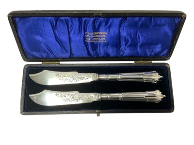 Lot 268 - Three sets of miscellaneous cutlery including set of six Soviet Russian silver spoons