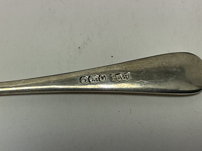 Lot 268 - Three sets of miscellaneous cutlery including set of six Soviet Russian silver spoons