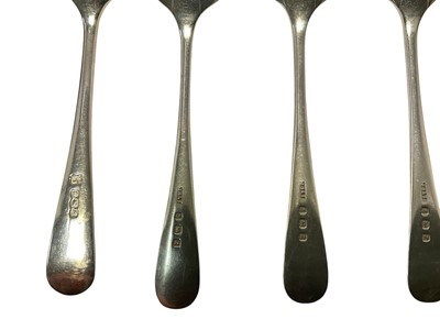 Lot 270 - Two sets of six teaspoons