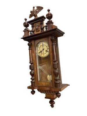 Lot 110 - Vienna regulator wall clock