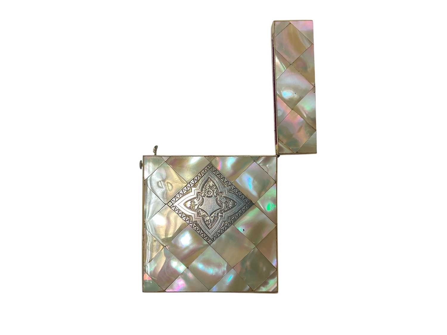 Lot 276 - Victorian mother of pearl card case
