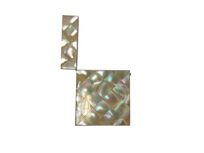 Lot 276 - Victorian mother of pearl card case