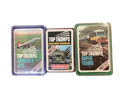 Lot 704 - Selection of vintage Top Trumps packs, boxed (8)