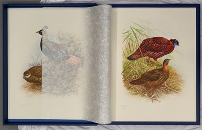Lot 1030 - James Frederick Lansdowne (b.1937) Canadian: The rare birds of China Thirty-two lithographs