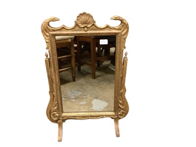 Lot 1329 - Good quality dressing table mirror in gilt wood frame