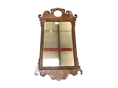 Lot 1332 - Georgian fretwork wall mirror