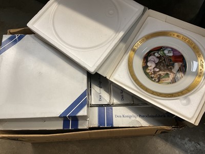 Lot 188 - Set of twelve Royal Copenhagen Hans Christian Anderson collectors plates, boxed