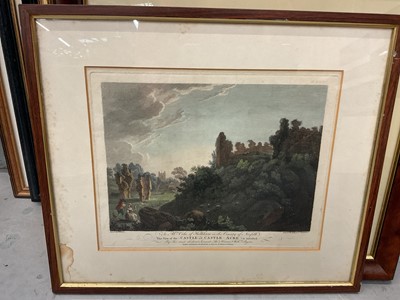 Lot 816 - Group of mostly 19th century framed engravings, mostly topographical, including London, Norfolk and Suffolk