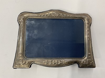 Lot 1054 - Edwardian style silver mounted photograph frame