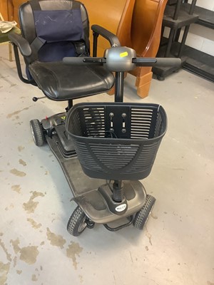 Lot 3 - Wey-lite Weymouth moblity scooter together with key, charger and two extra batteries