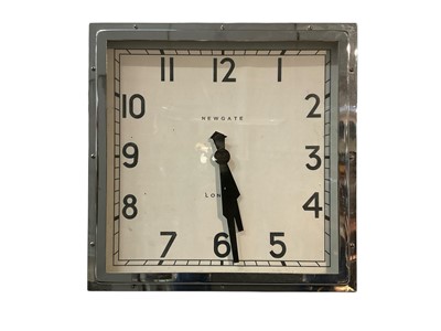 Lot 620 - Modernist wall clock