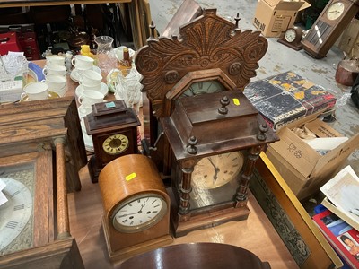 Lot 512 - Group of five late 19th / early 20th century mantel clocks