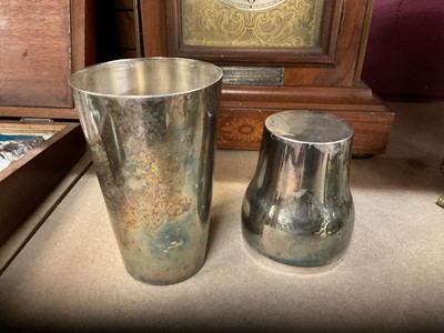 Lot 755 - Silver plated cocktail shaker