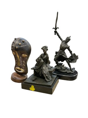 Lot 796 - Three modern bronzes