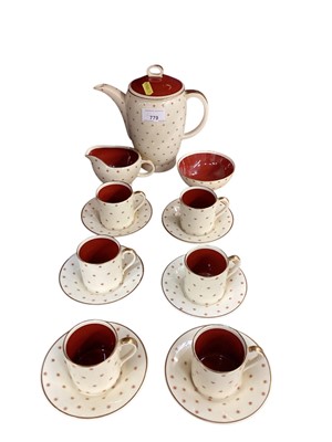 Lot 779 - Susie Cooper six place teaset