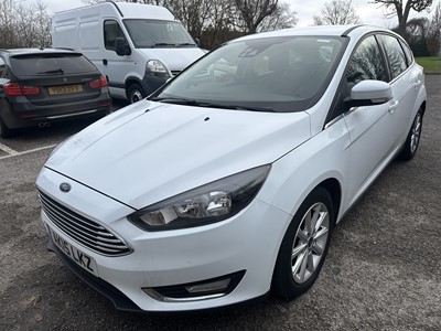 Lot 2 - 2015 Ford Focus Titanium, 1.0 petrol, manual, 5 door hatchback, reg. no. AK15 LKZ, finished in white with a black cloth interior. Offered by direction of executors, this two owner car has covere...