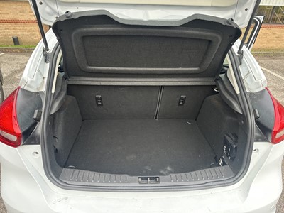 Lot 2 - 2015 Ford Focus Titanium, 1.0 petrol, manual, 5 door hatchback, reg. no. AK15 LKZ, finished in white with a black cloth interior. Offered by direction of executors, this two owner car has covere...