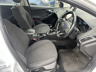 Lot 2 - 2015 Ford Focus Titanium, 1.0 petrol, manual, 5 door hatchback, reg. no. AK15 LKZ, finished in white with a black cloth interior. Offered by direction of executors, this two owner car has covere...