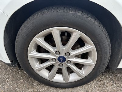 Lot 2 - 2015 Ford Focus Titanium, 1.0 petrol, manual, 5 door hatchback, reg. no. AK15 LKZ, finished in white with a black cloth interior. Offered by direction of executors, this two owner car has covere...